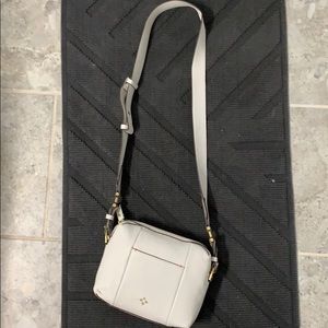 India Hicks White Shift & Switch Bag